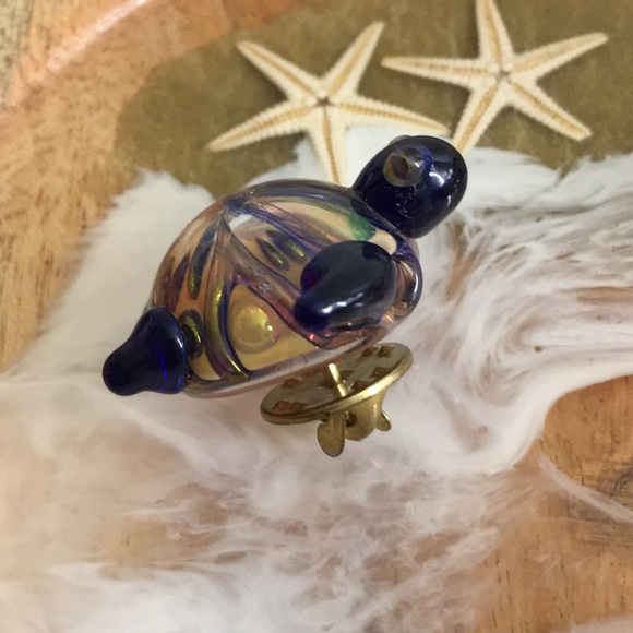 🖤Italy sea turtle glass art pin - Picture 4 of 15